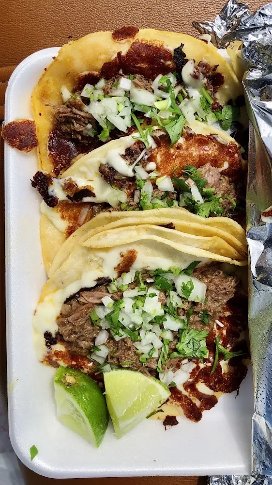 Quesabirria Tacos with Consomé Chico